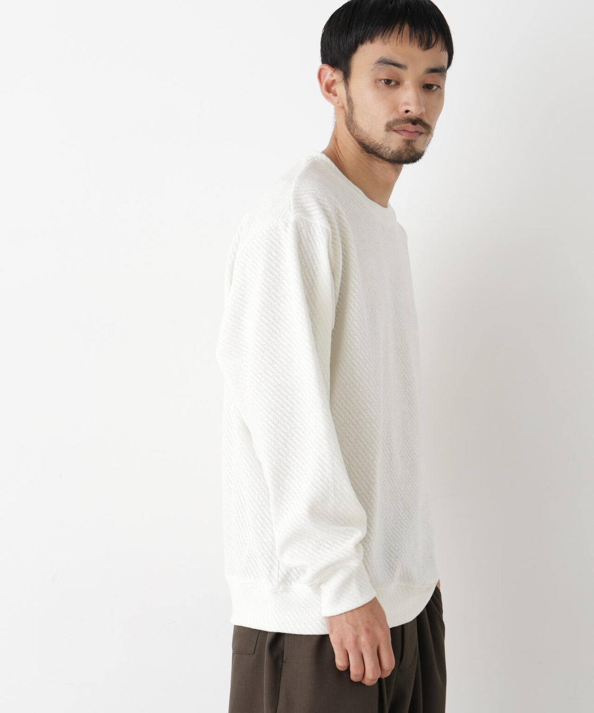 NORMANBROS  モールカットプルオーバー 長袖 6726223001