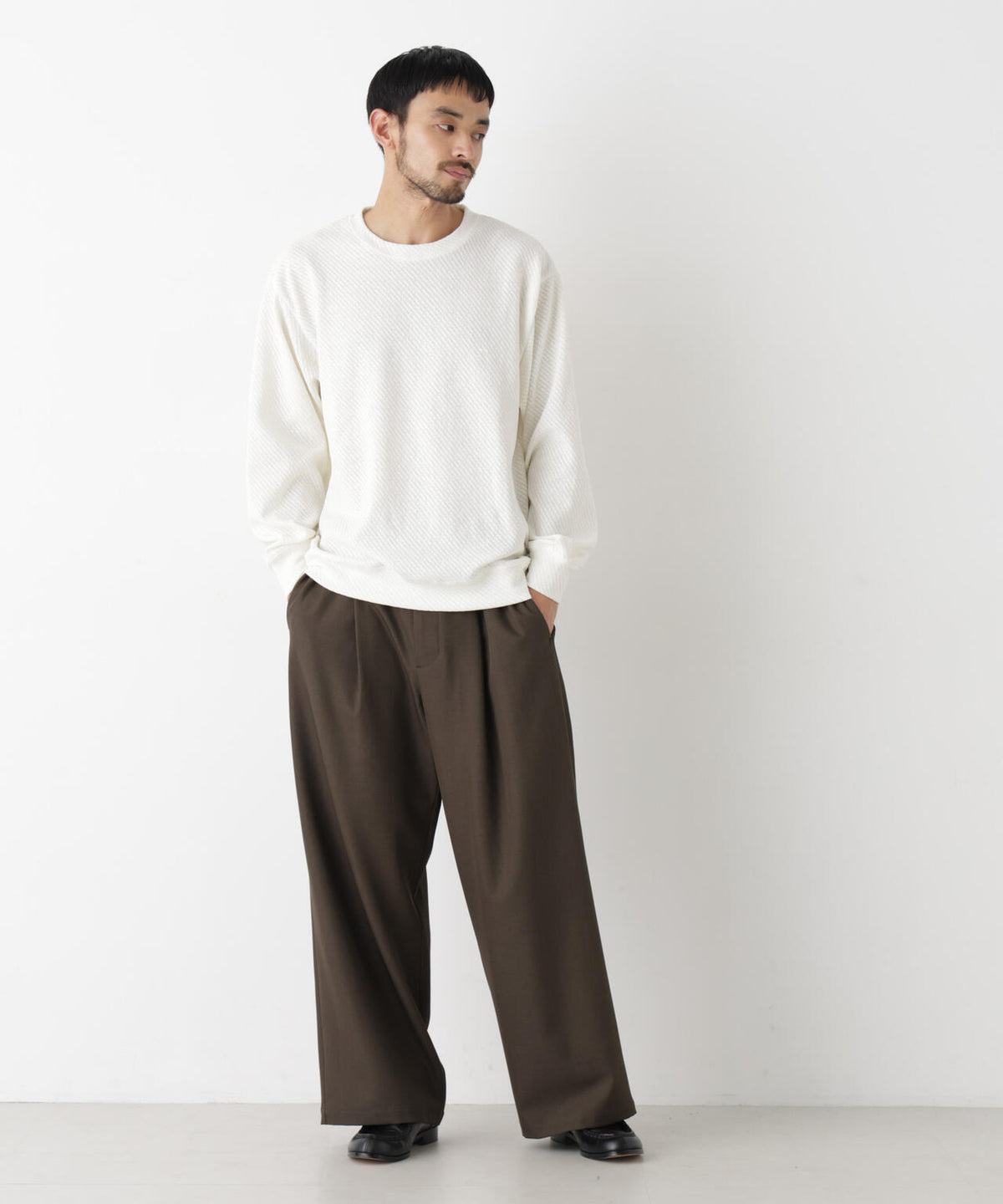 NORMANBROS  モールカットプルオーバー 長袖 6726223001