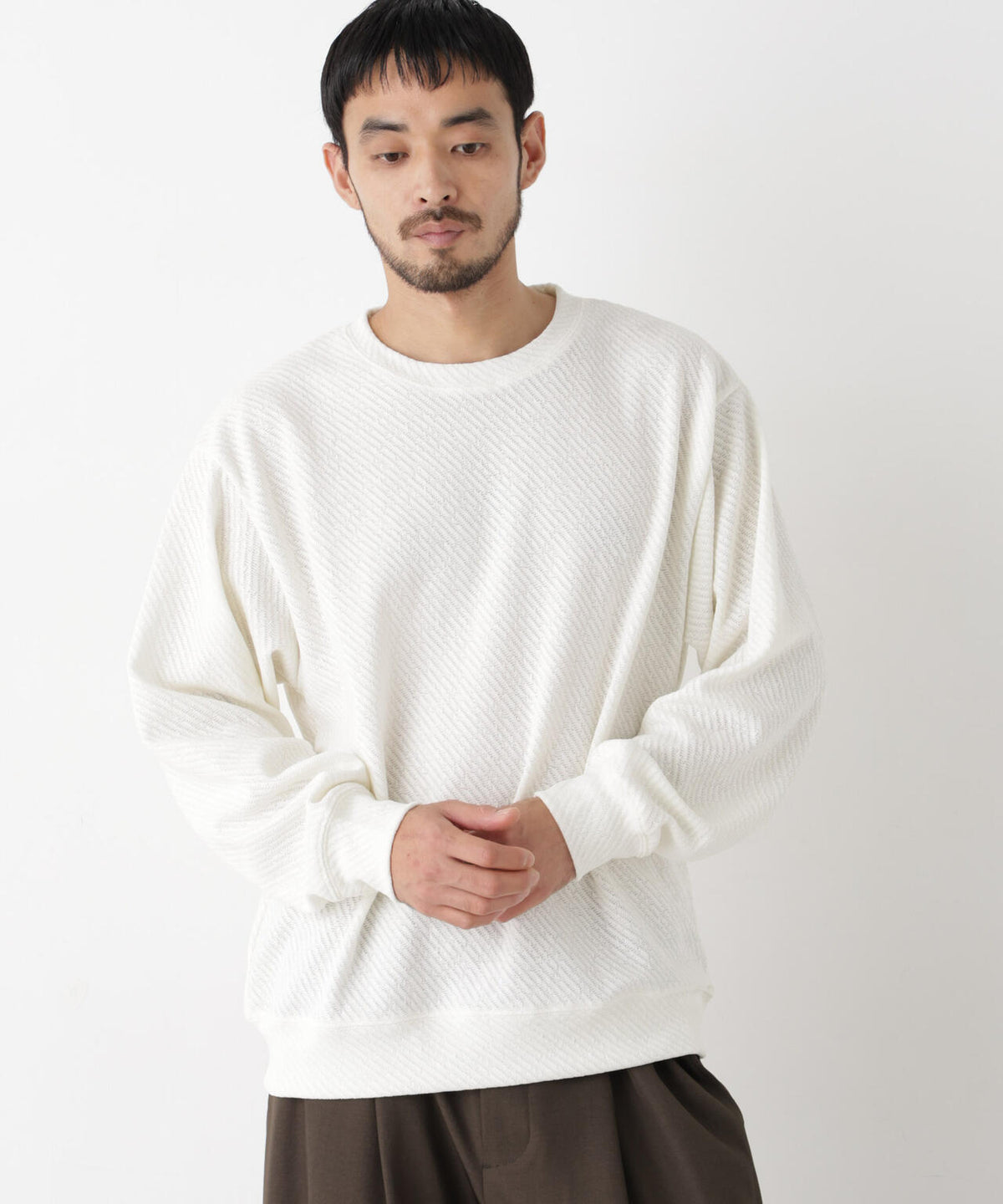 NORMANBROS  モールカットプルオーバー 長袖 6726223001
