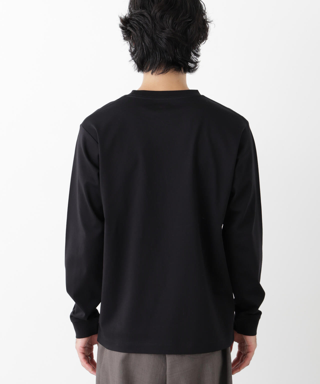 アンチスメルクルーネックTシャツ 長袖 6726223205