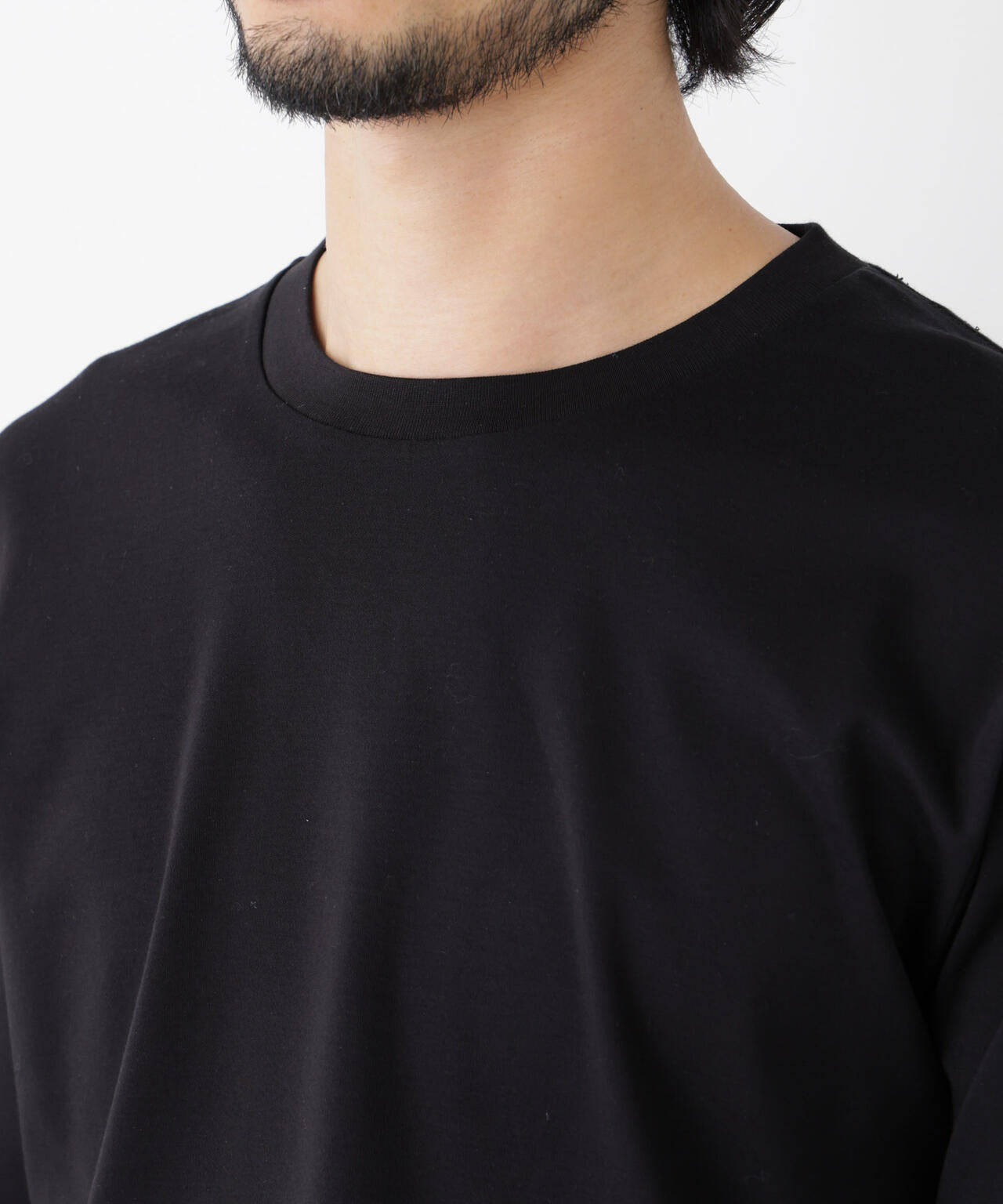 アンチスメルクルーネックTシャツ 長袖 6726223205