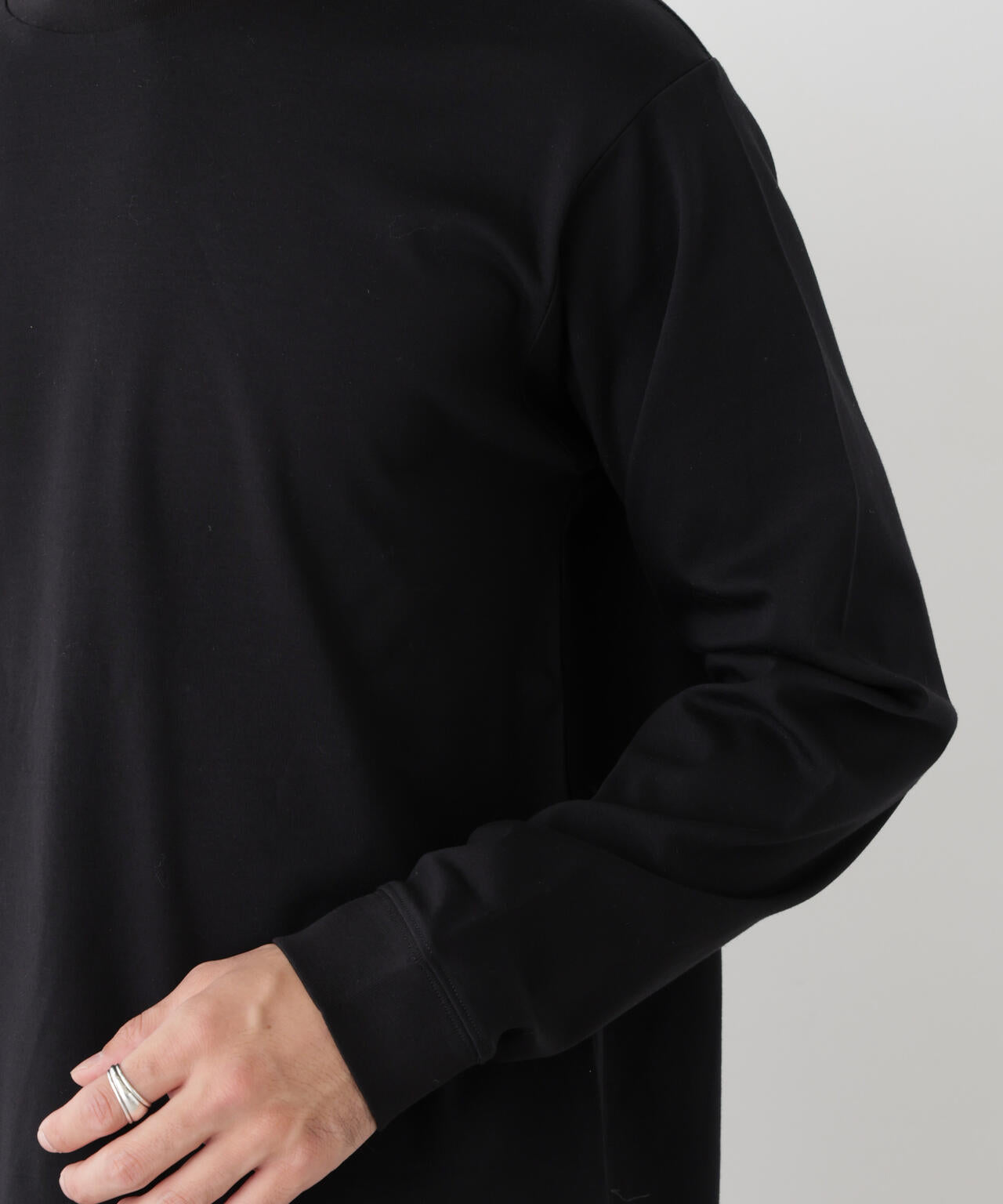 アンチスメルクルーネックTシャツ 長袖 6726223205