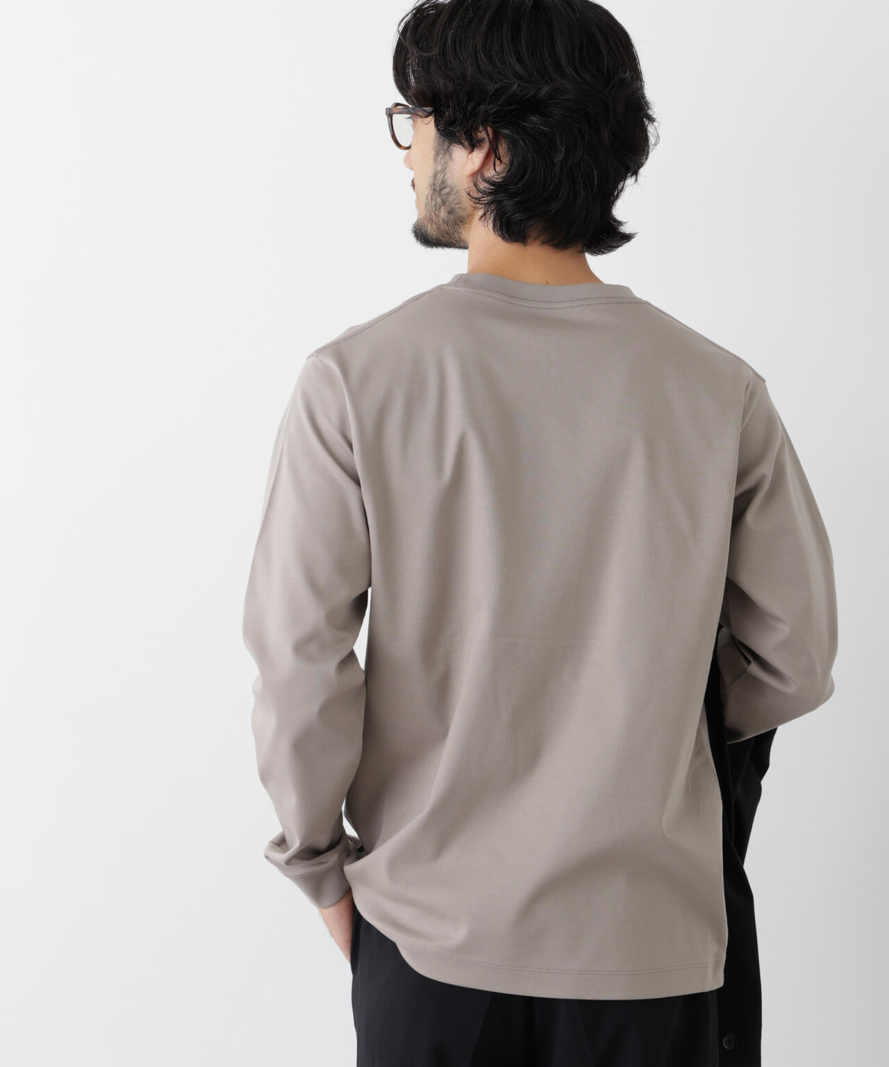 アンチスメルクルーネックTシャツ 長袖 6726223205