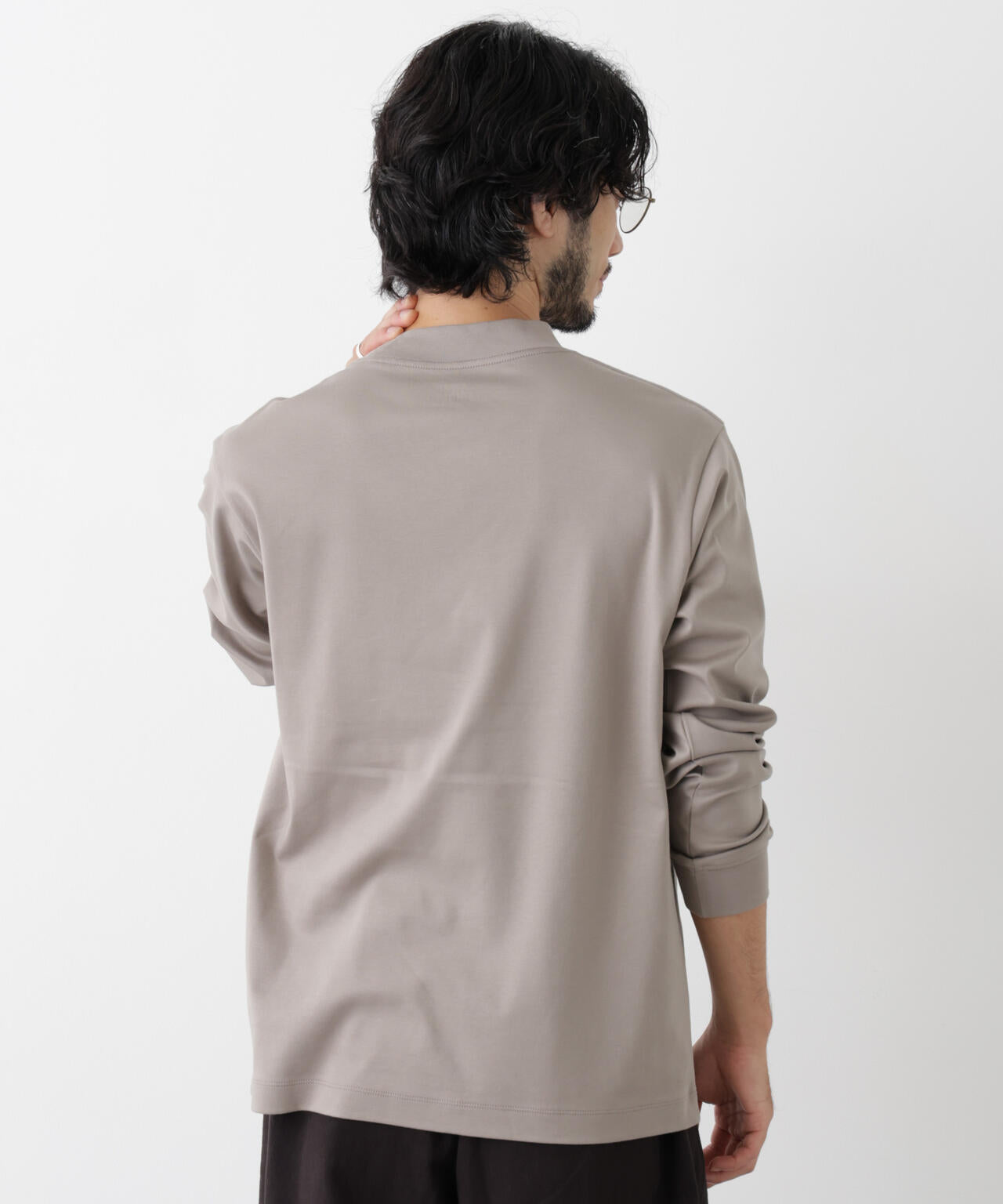 アンチスメルモックネックTシャツ 長袖 6726223206