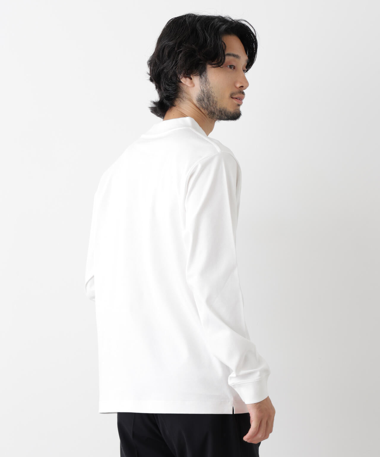 アンチスメルモックネックTシャツ 長袖 6726223206