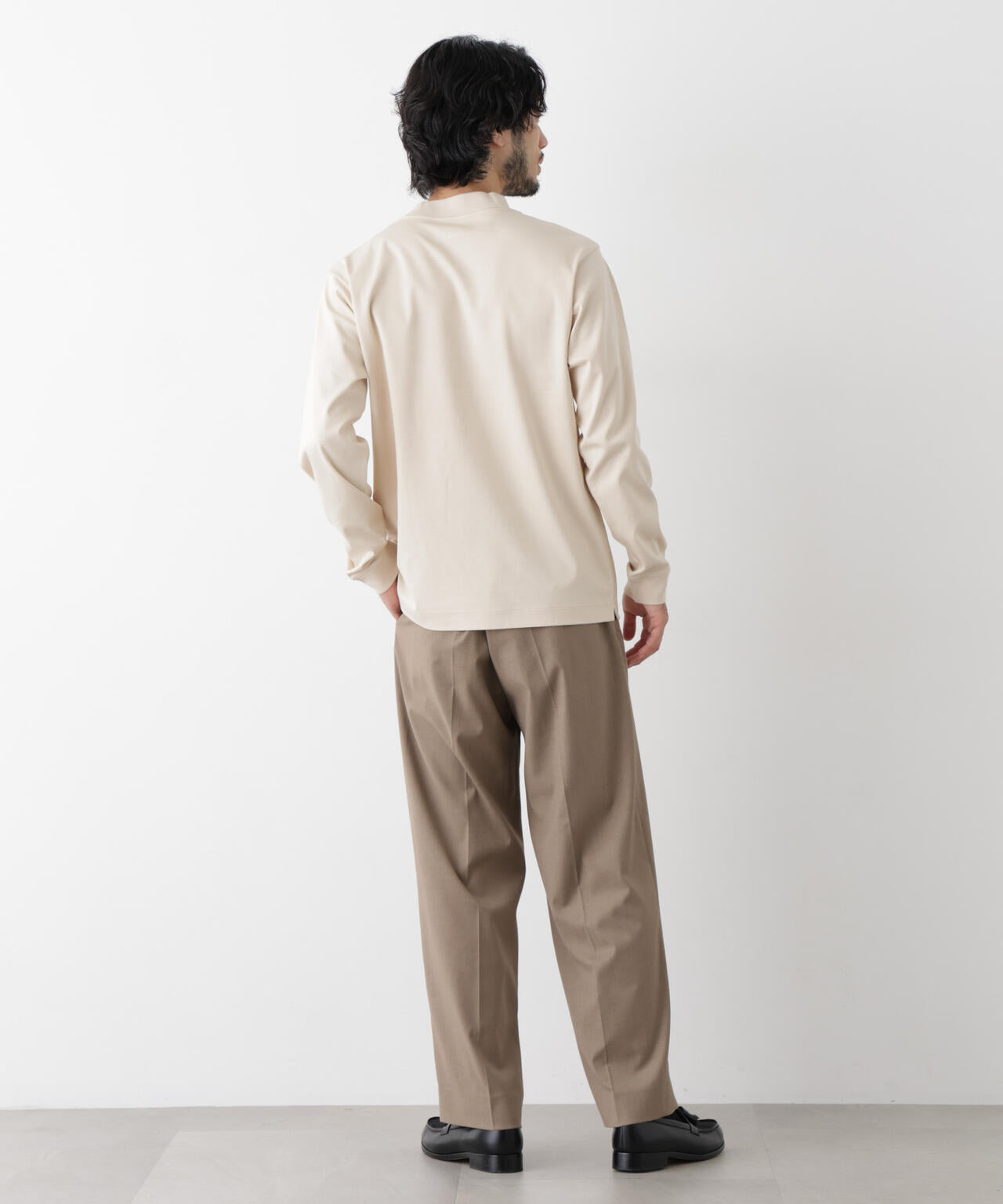 アンチスメルモックネックTシャツ 長袖 6726223206