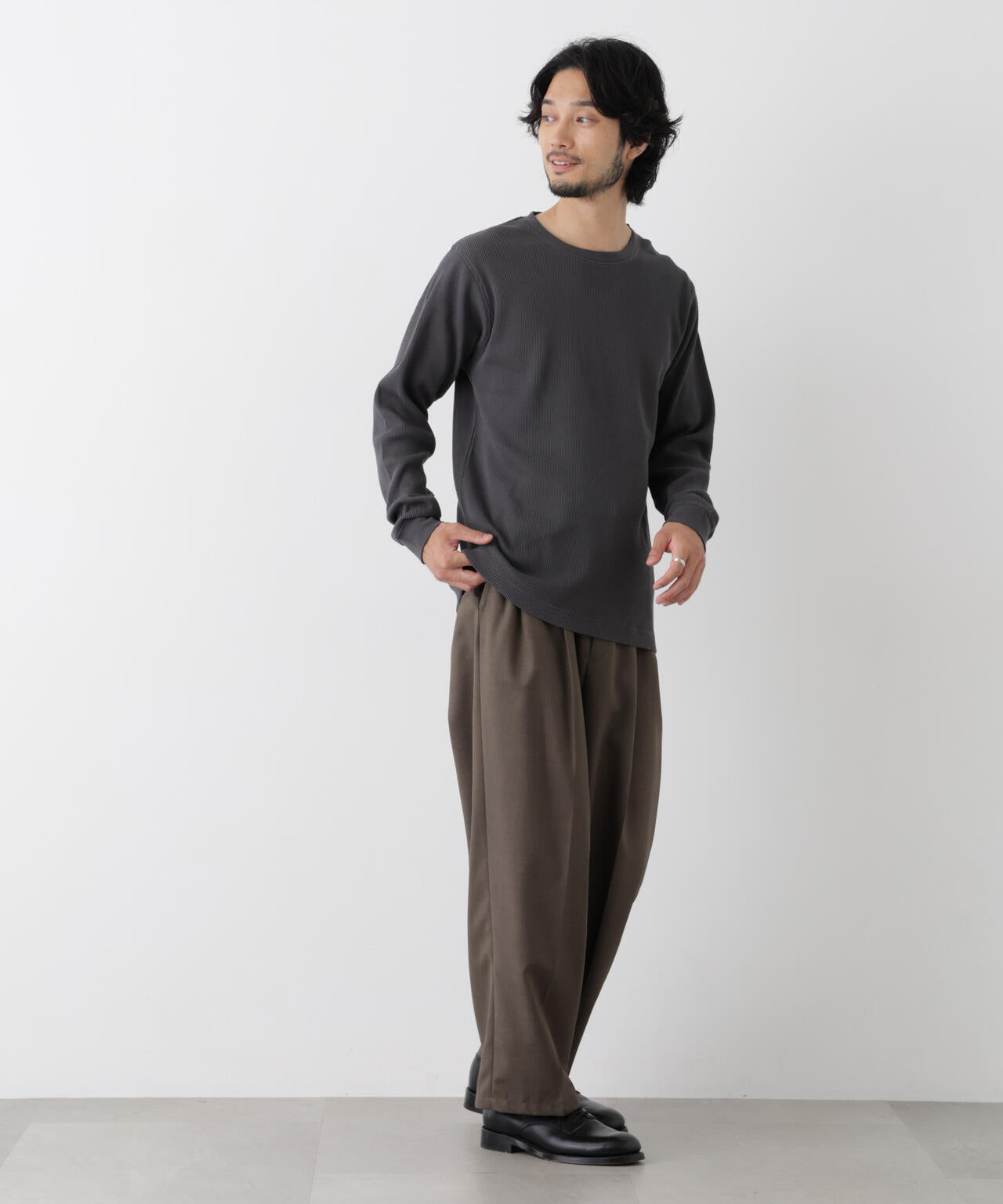 アンチスメルワッフル Tシャツ 長袖 6726223207
