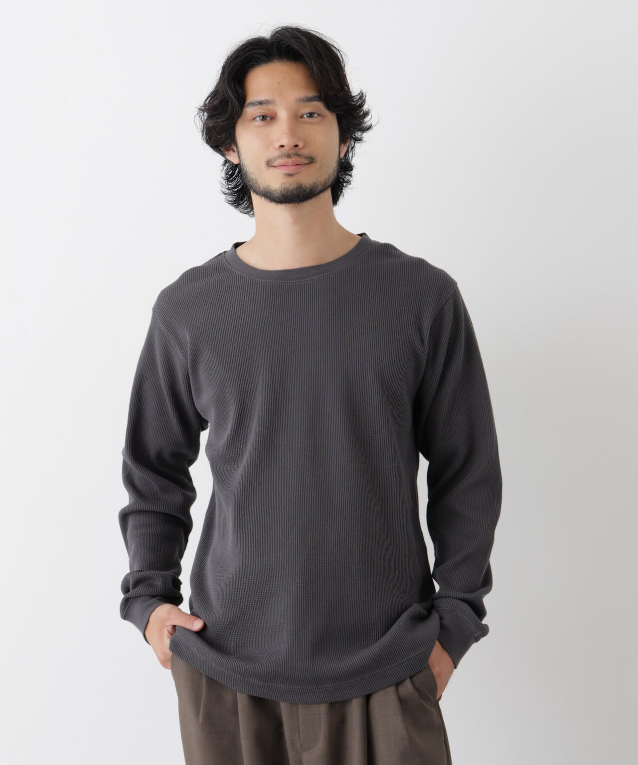 アンチスメルワッフル Tシャツ 長袖 6726223207