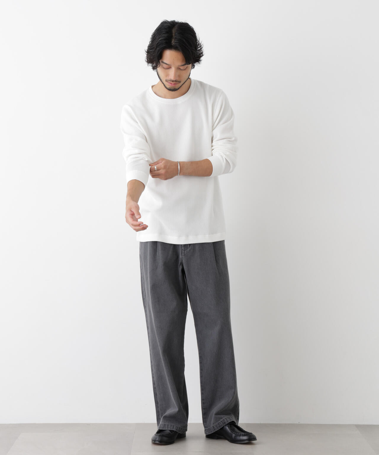 アンチスメルワッフル Tシャツ 長袖 6726223207