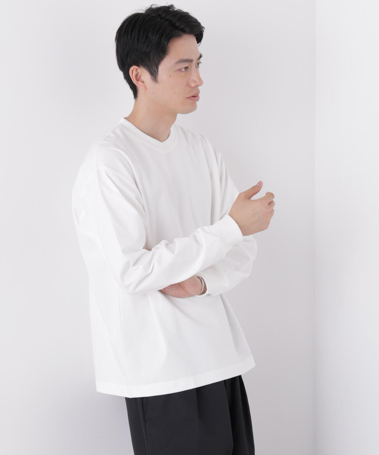 8ozビッグシルエットTシャツ 長袖 6726223208