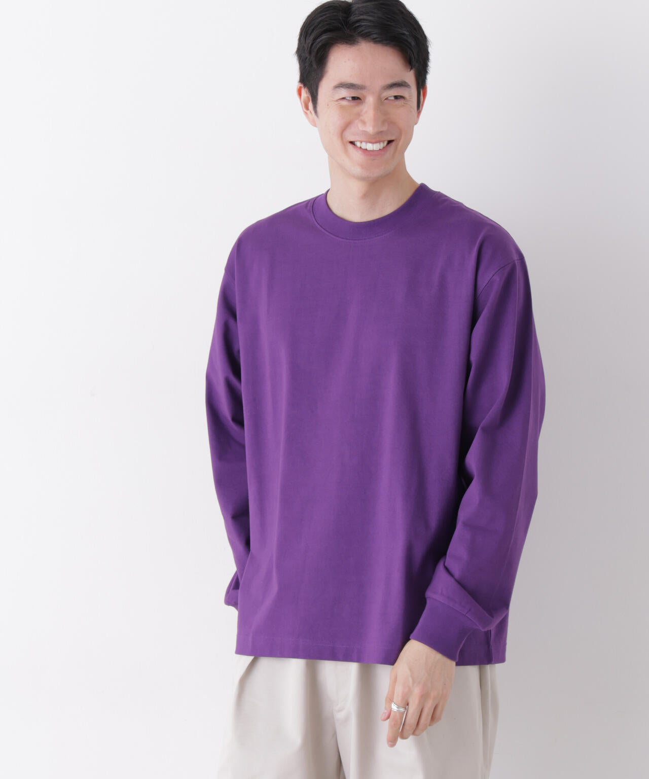 8ozビッグシルエットTシャツ 長袖 6726223208