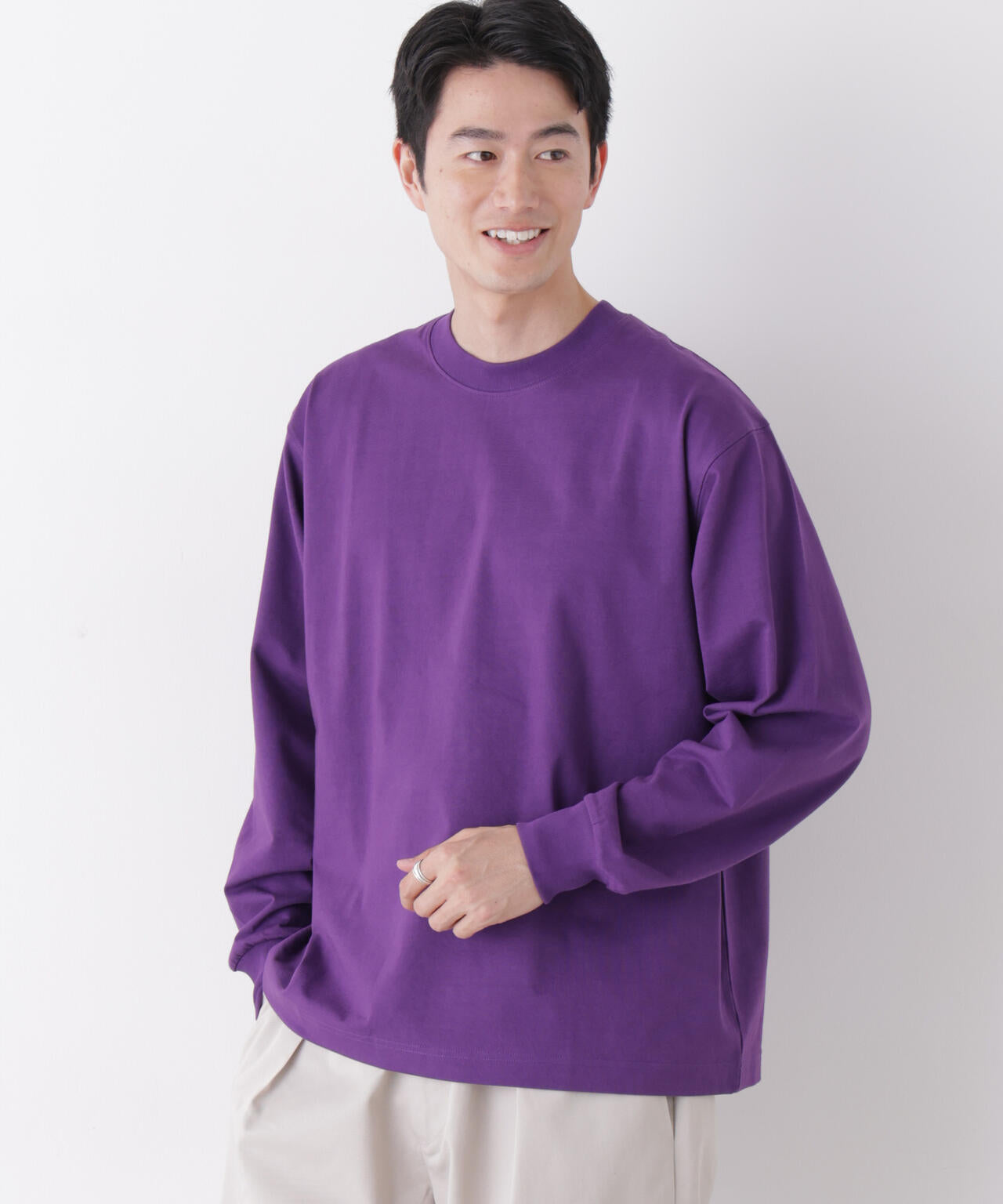 8ozビッグシルエットTシャツ 長袖 6726223208