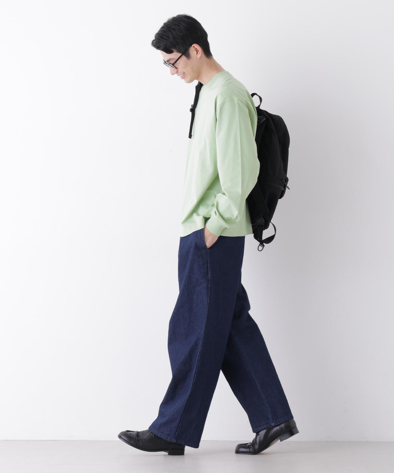 8ozビッグシルエットTシャツ 長袖 6726223208