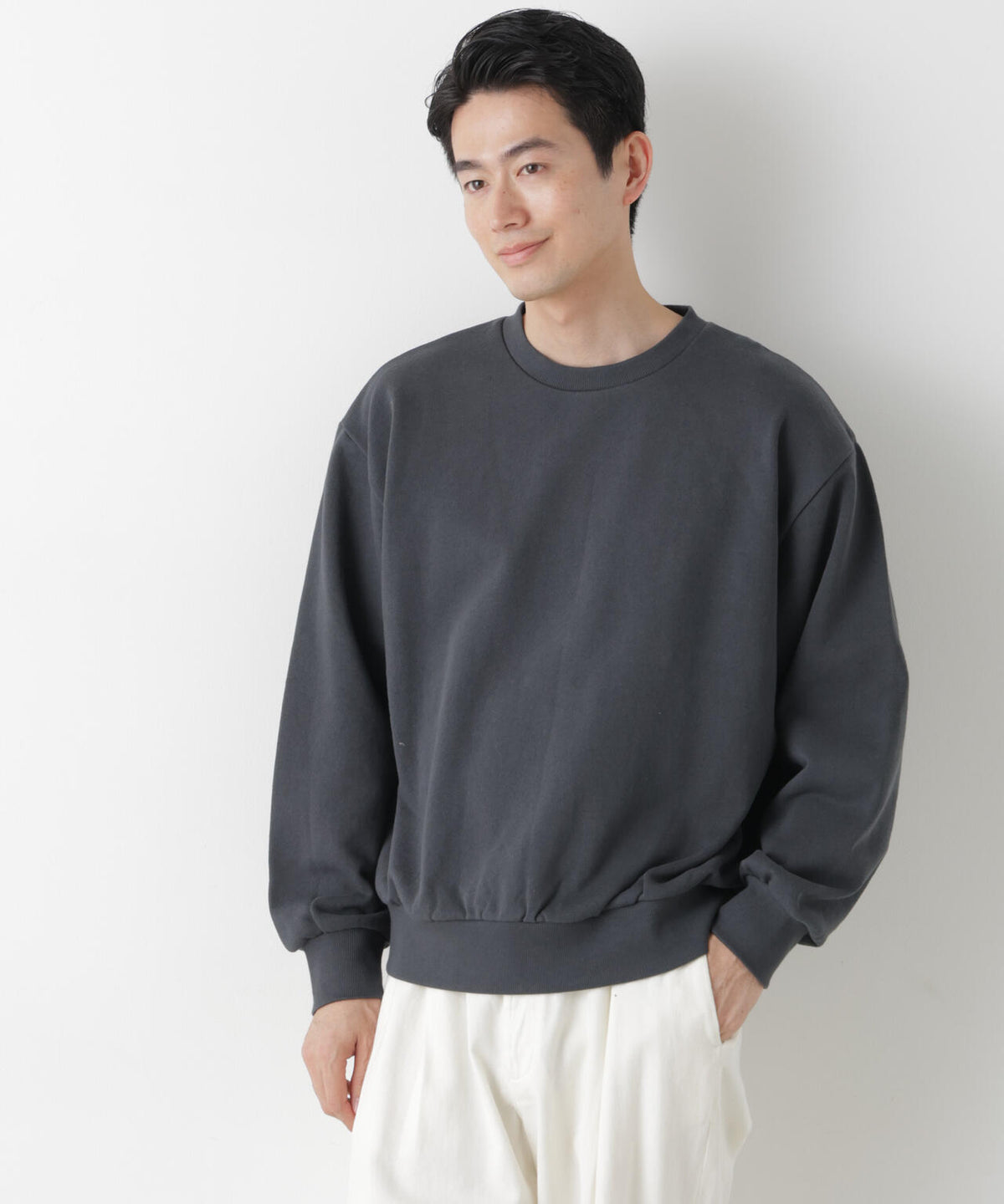 WEB限定/ワイドフィットスウェットプルオーバー 6726223216