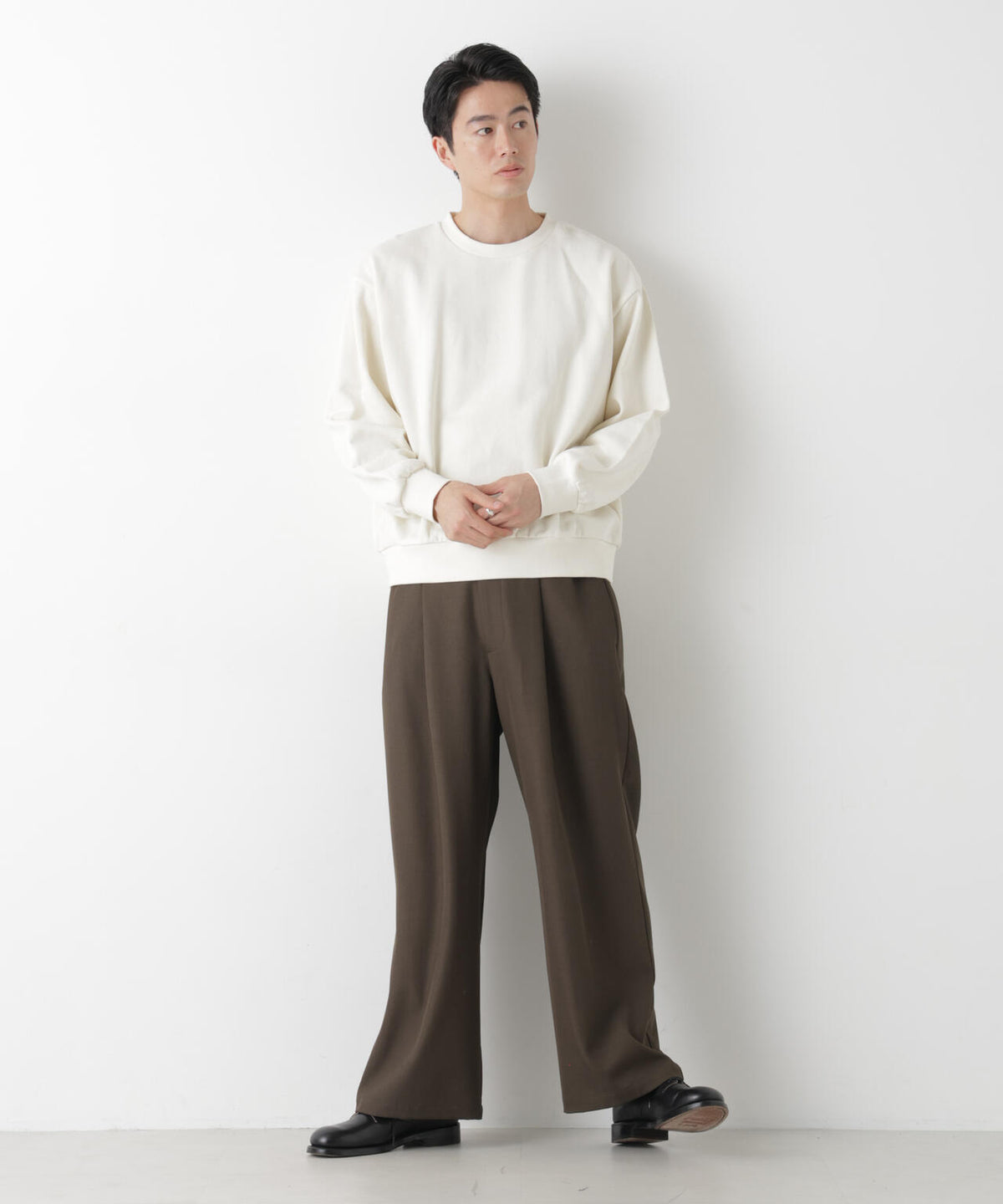 WEB限定/ワイドフィットスウェットプルオーバー 6726223216