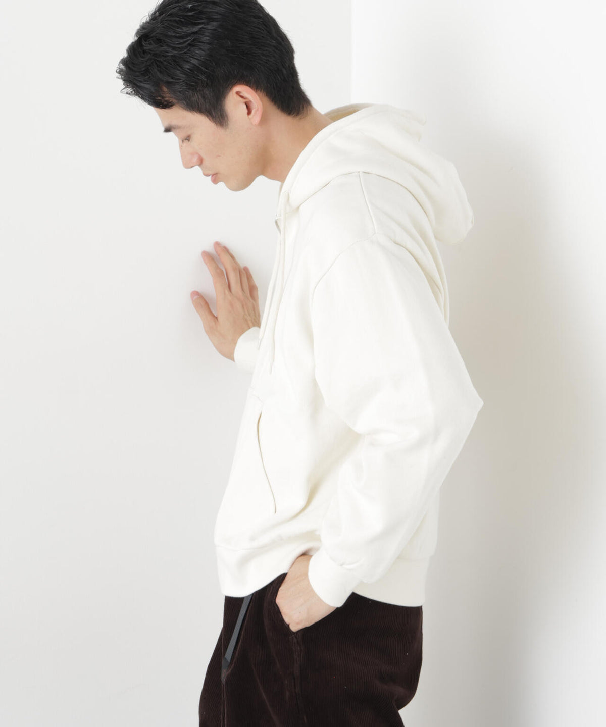 WEB限定/ワイドフィットスウェットZIPパーカー 6726223217