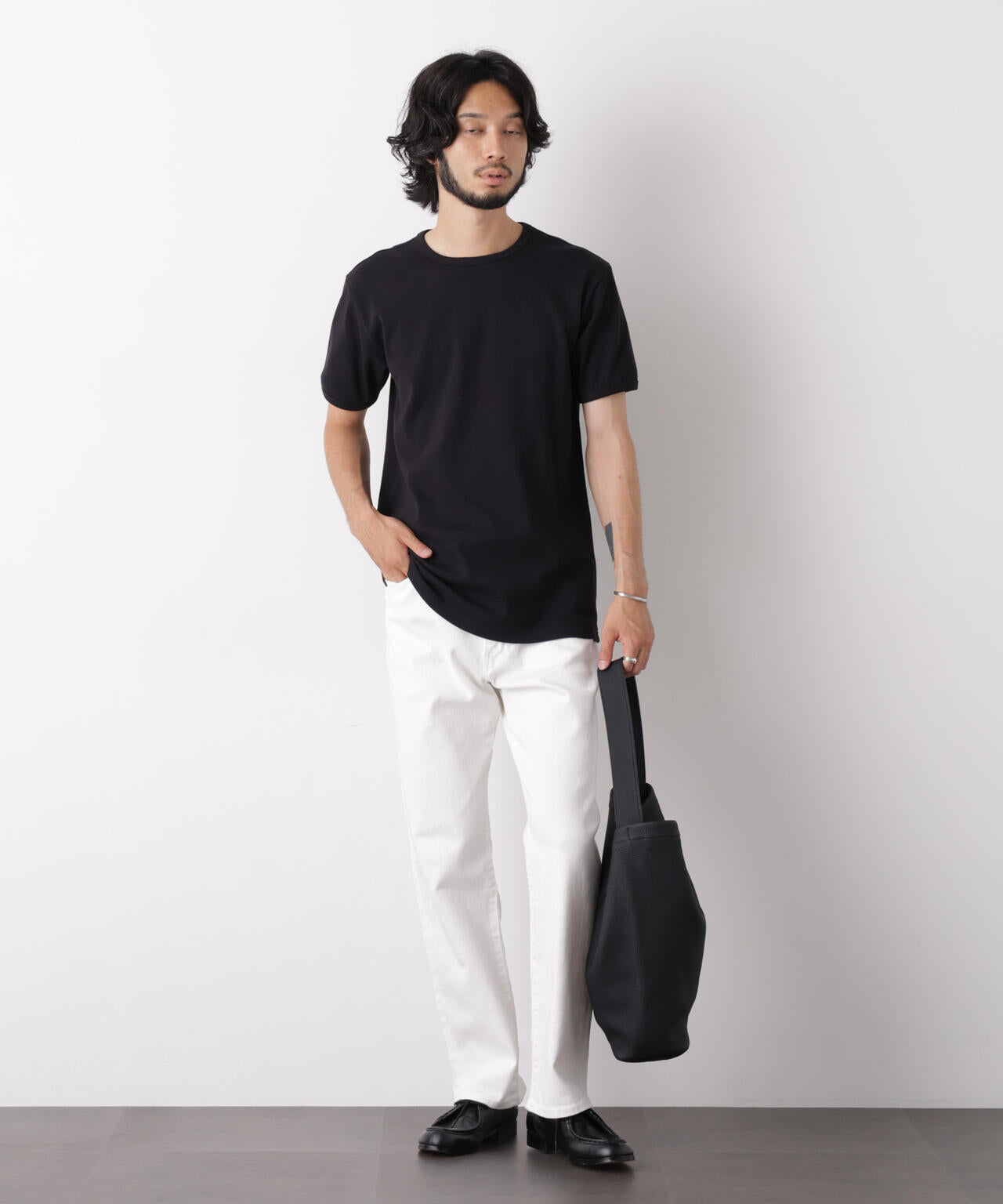 リブフライスTシャツ 半袖 6726224204