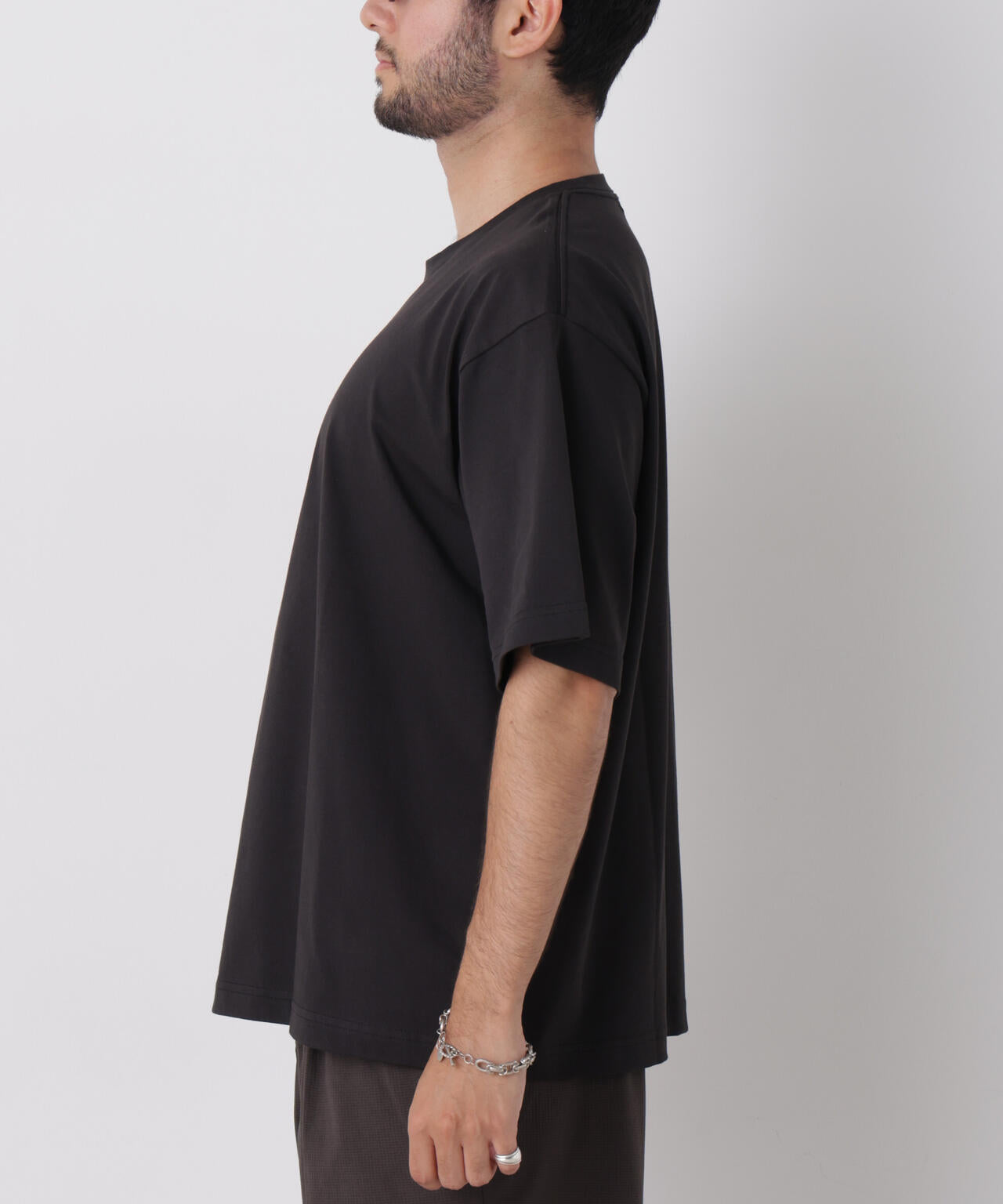 WEB限定/USAコットン×COOLMAX(R)ワイドTシャツ 半袖 6726224206