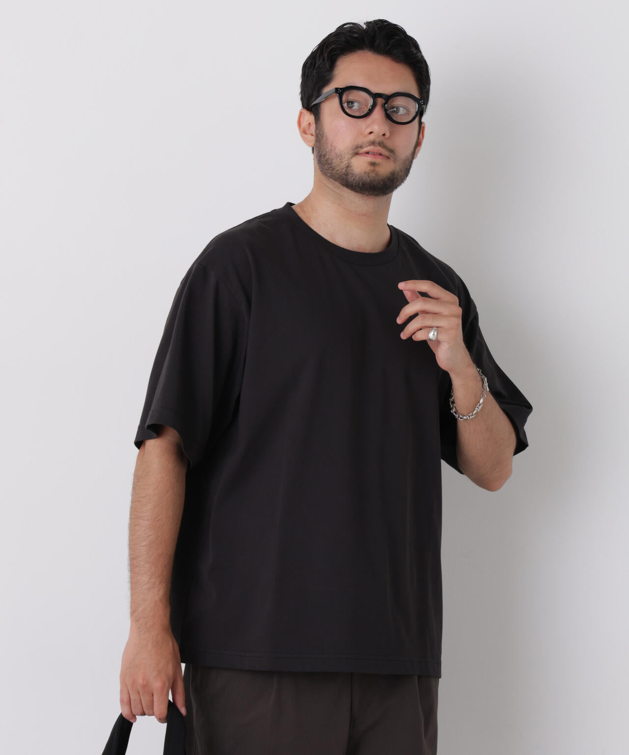 WEB限定/USAコットン×COOLMAX(R)ワイドTシャツ 半袖 6726224206
