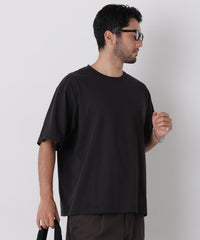 WEB限定/USAコットン×COOLMAX(R)ワイドTシャツ 半袖