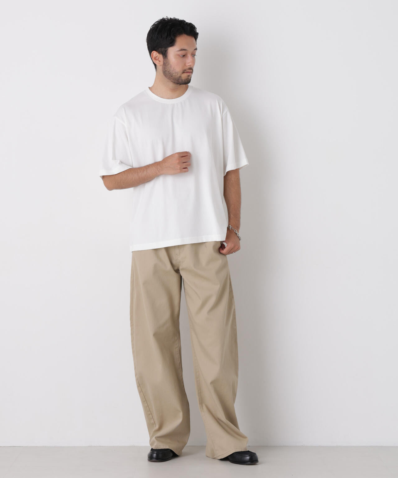 WEB限定/USAコットン×COOLMAX(R)ワイドTシャツ 半袖 6726224206