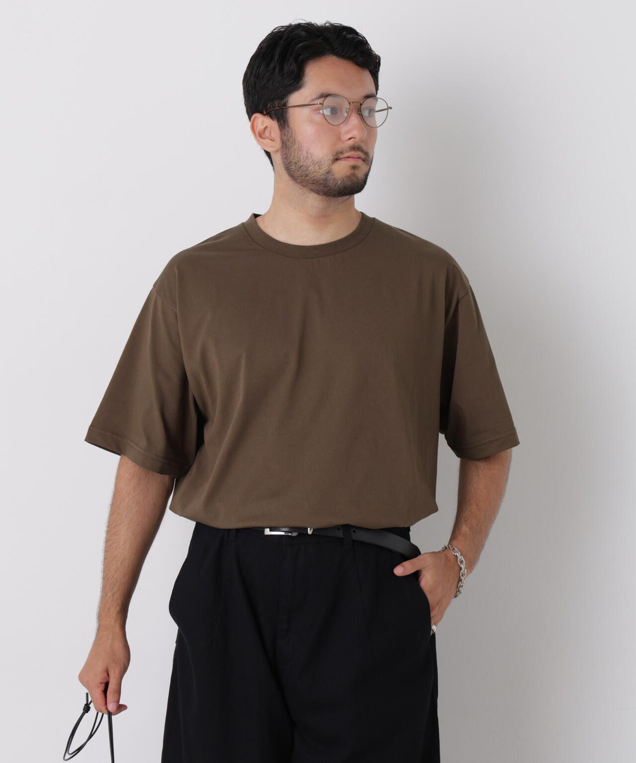 WEB限定/USAコットン×COOLMAX(R)ワイドTシャツ 半袖 6726224206