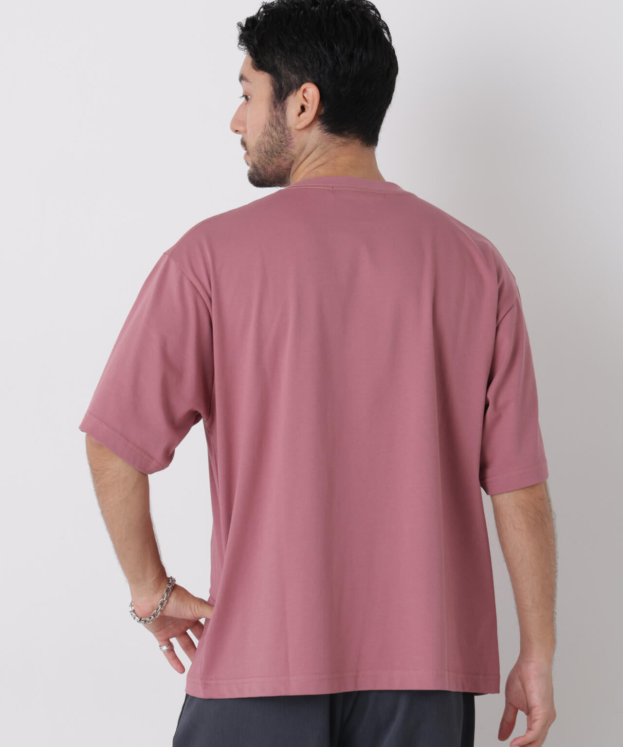WEB限定/USAコットン×COOLMAX(R)ワイドTシャツ 半袖 6726224206