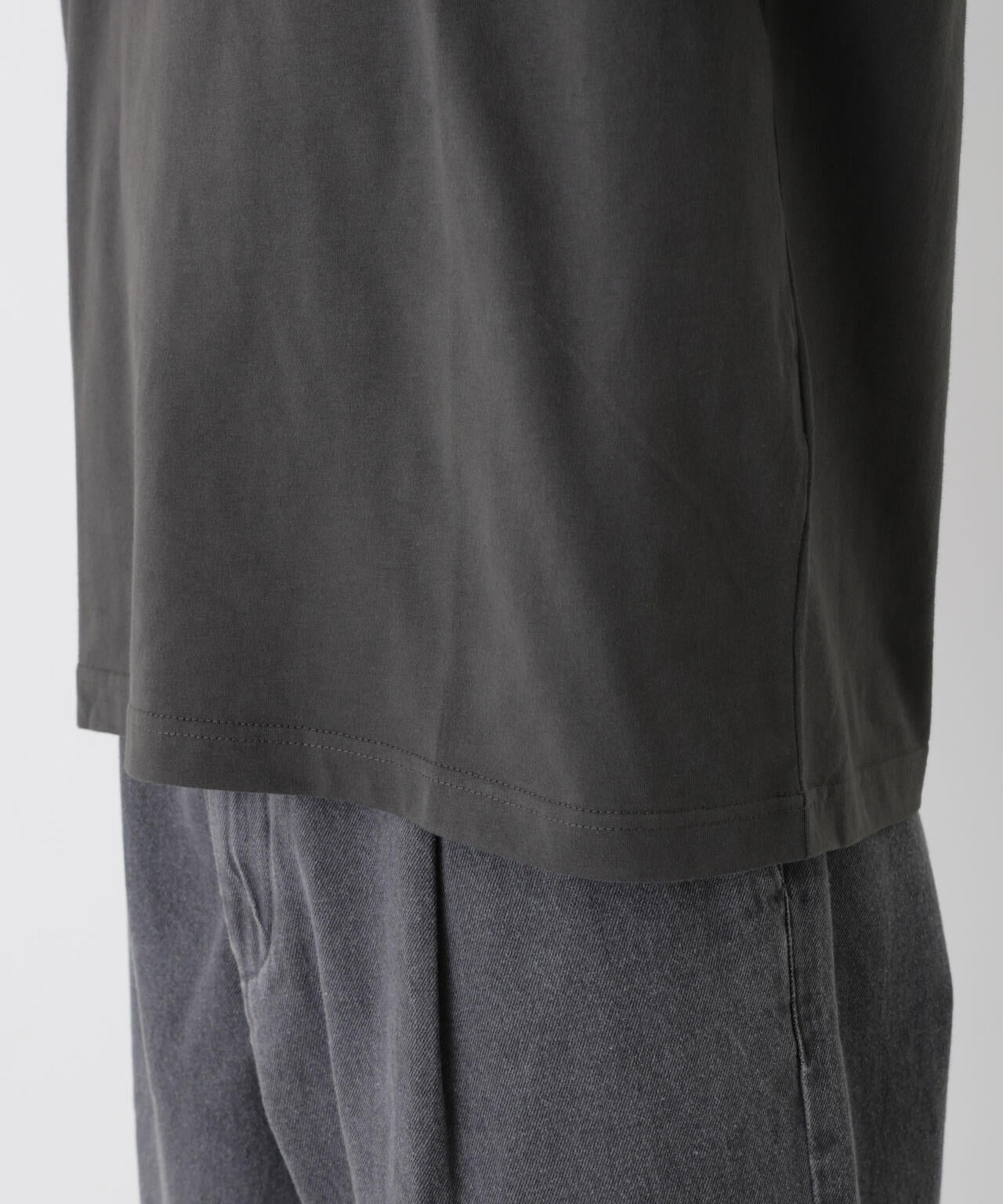 微起毛クロップドTシャツ 半袖 6726224230