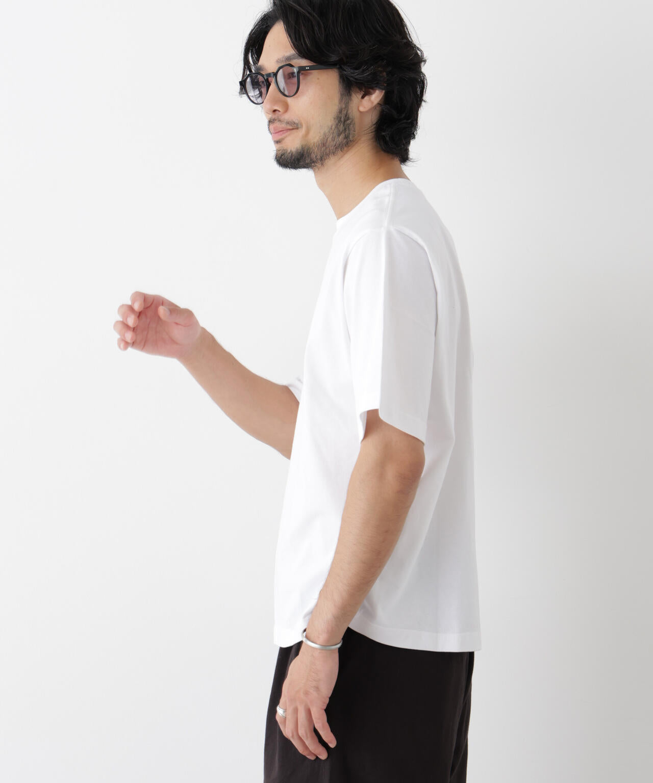 微起毛クロップドTシャツ 半袖 6726224230