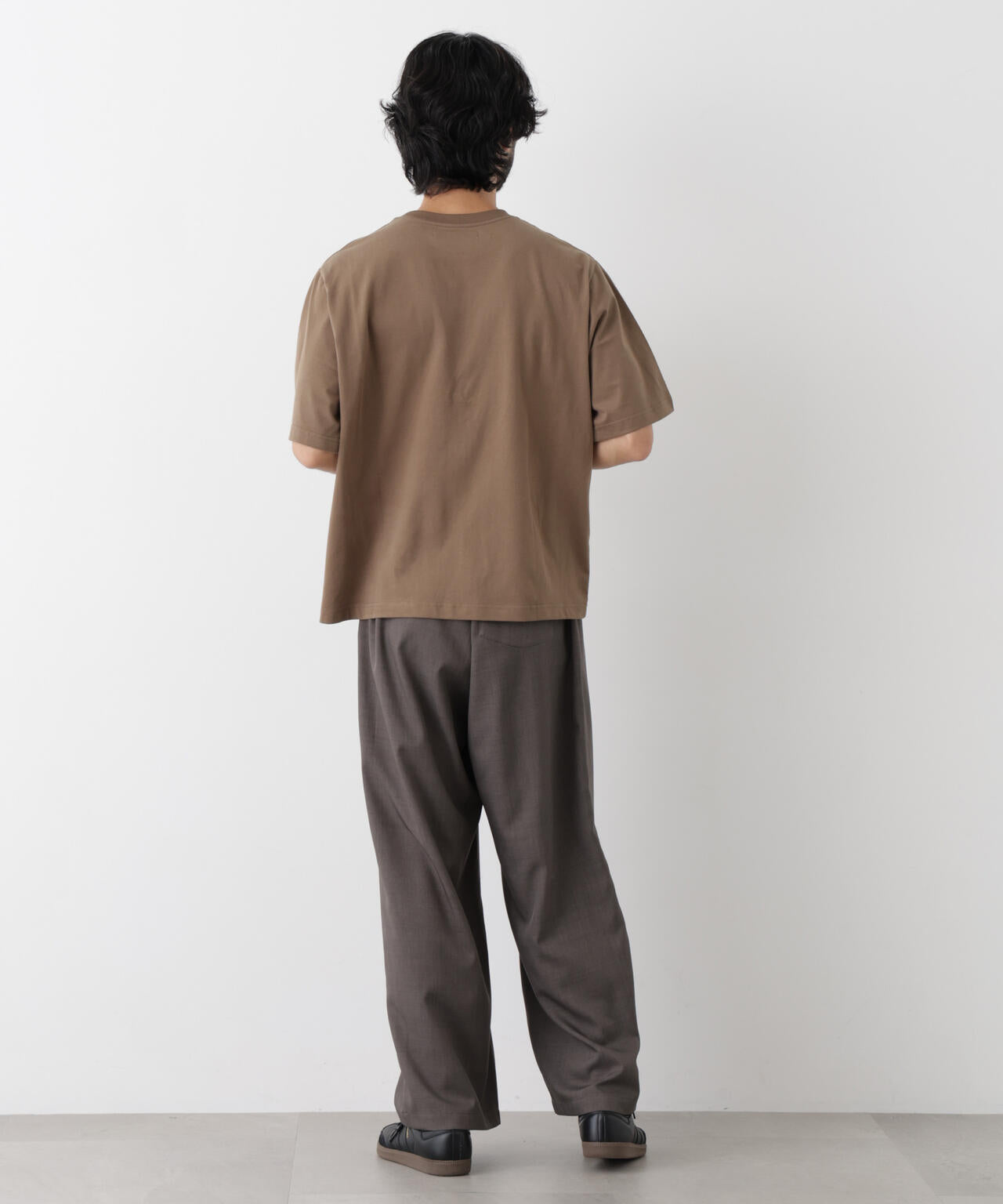 微起毛クロップドTシャツ 半袖 6726224230