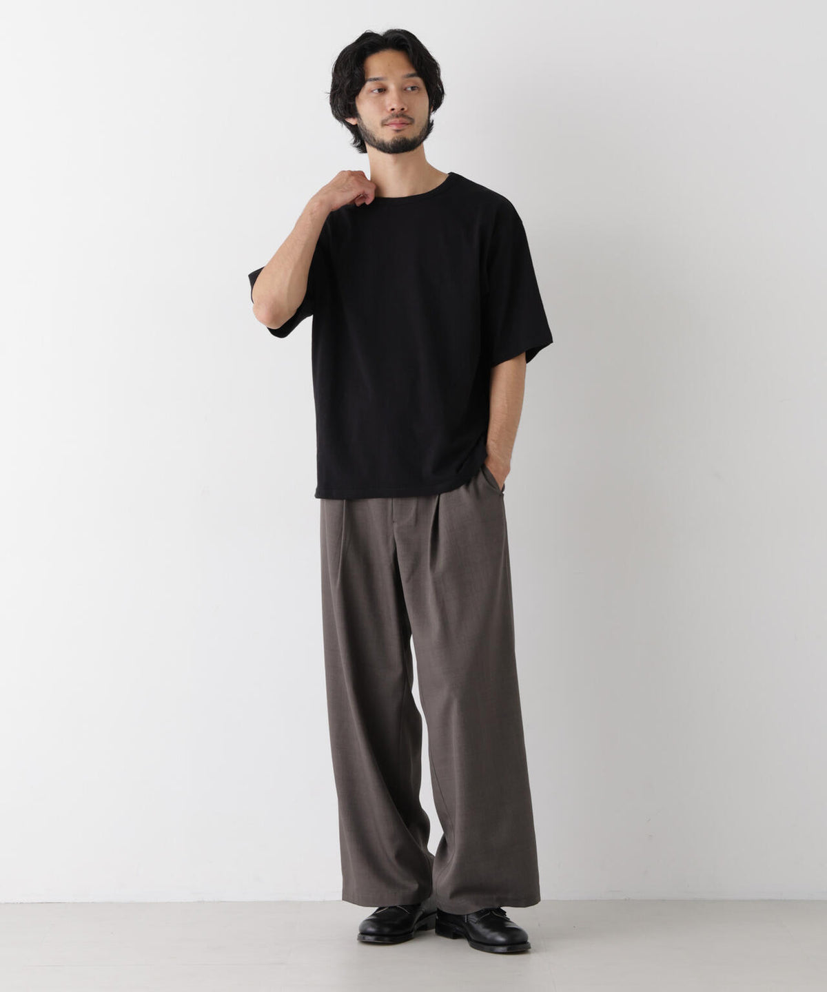 スラブワイドTシャツ 半袖 6726224232