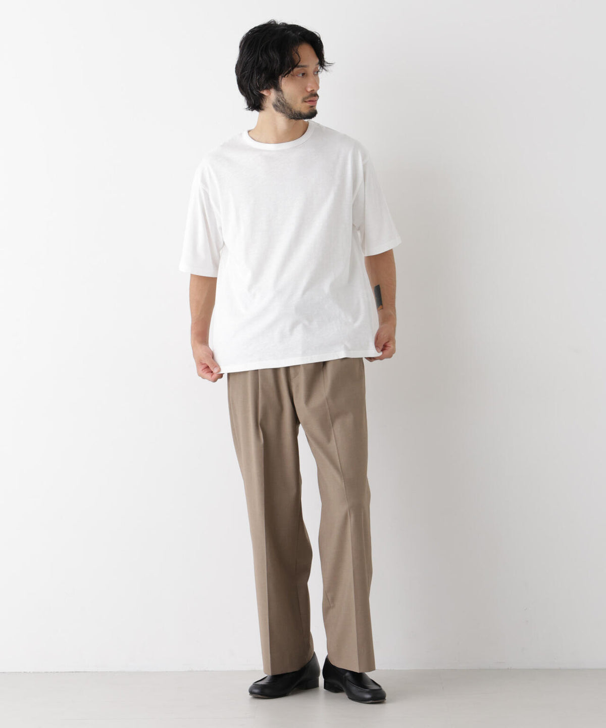 スラブワイドTシャツ 半袖 6726224232