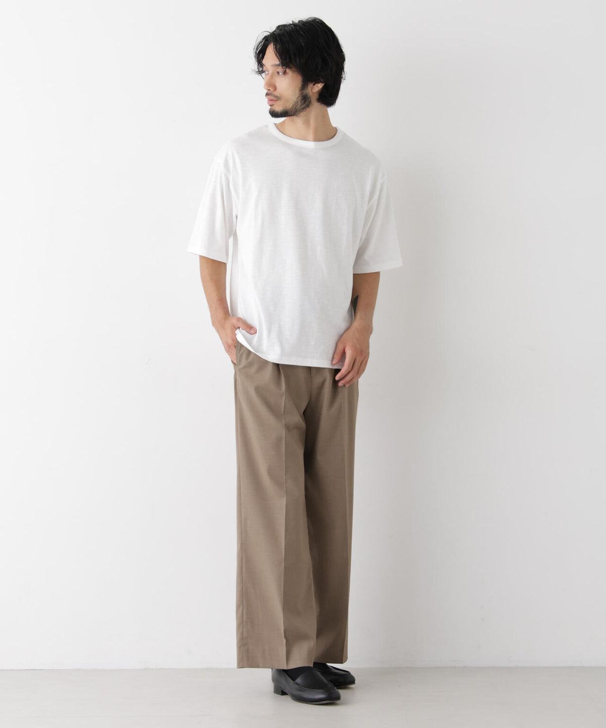 スラブワイドTシャツ 半袖 6726224232