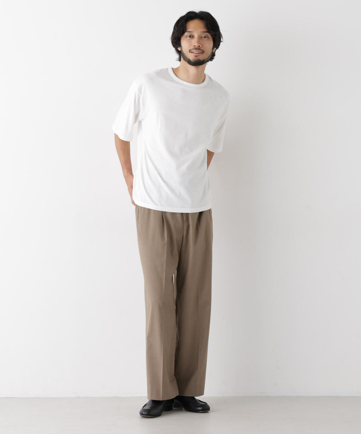 スラブワイドTシャツ 半袖 6726224232