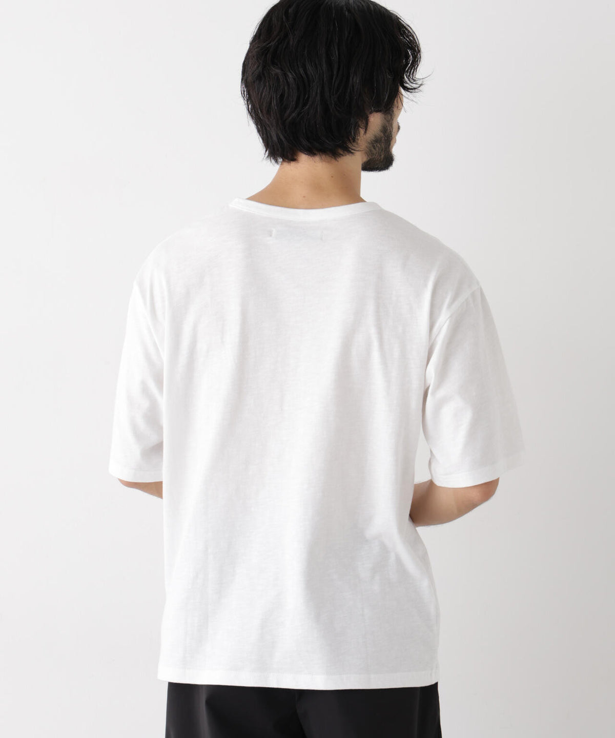 スラブヘンリーワイドTシャツ 半袖 6726224233