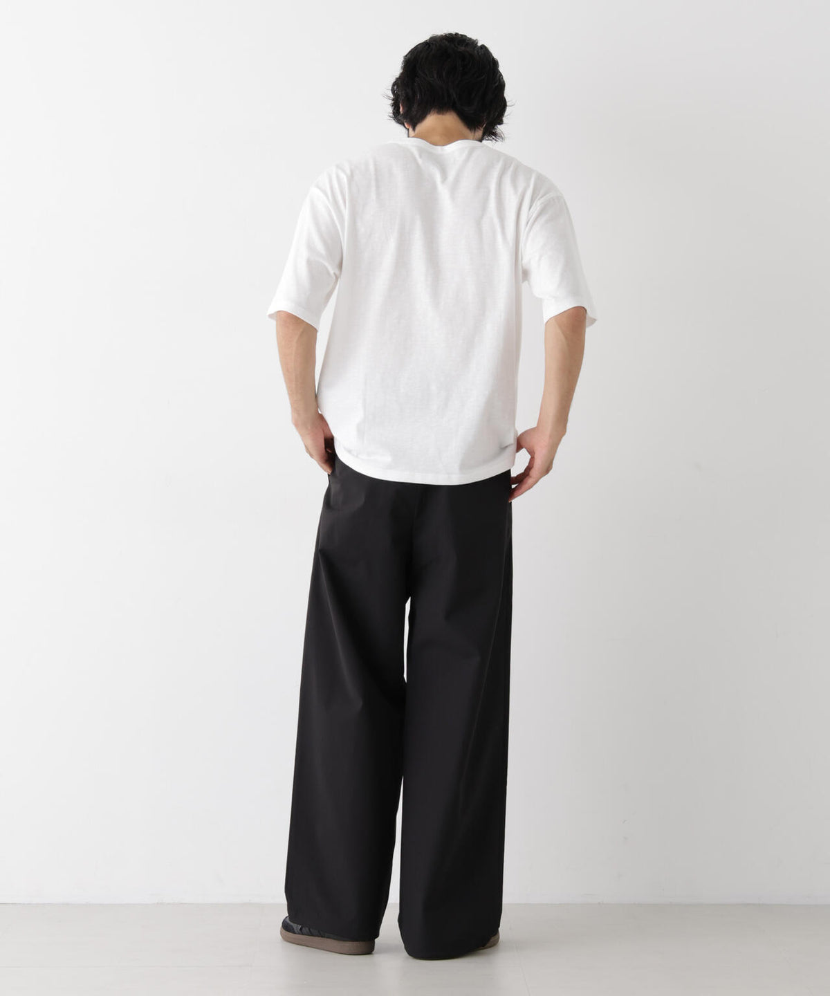スラブヘンリーワイドTシャツ 半袖 6726224233