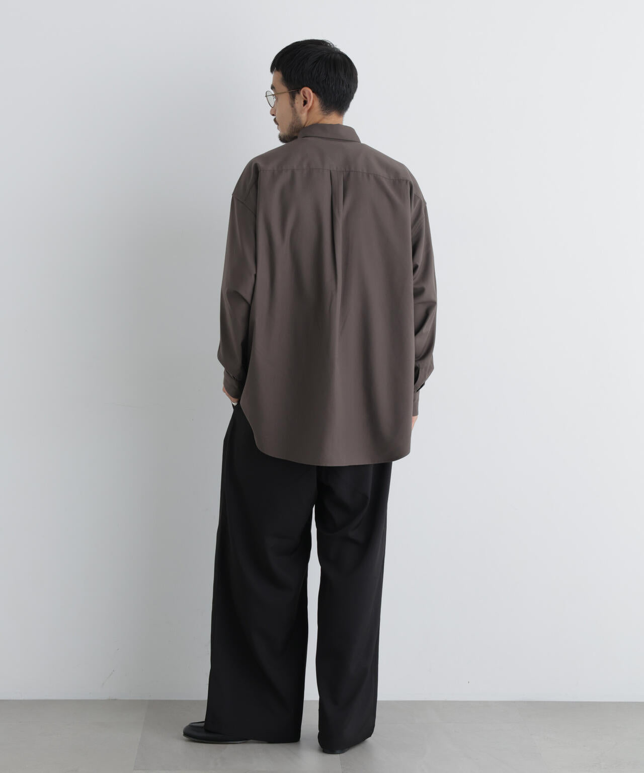 ポリエステルウィーブ ワイドパンツ 6726227212