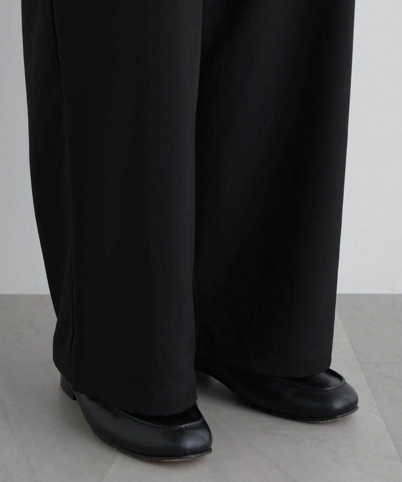 ポリエステルウィーブ ワイドパンツ 6726227212