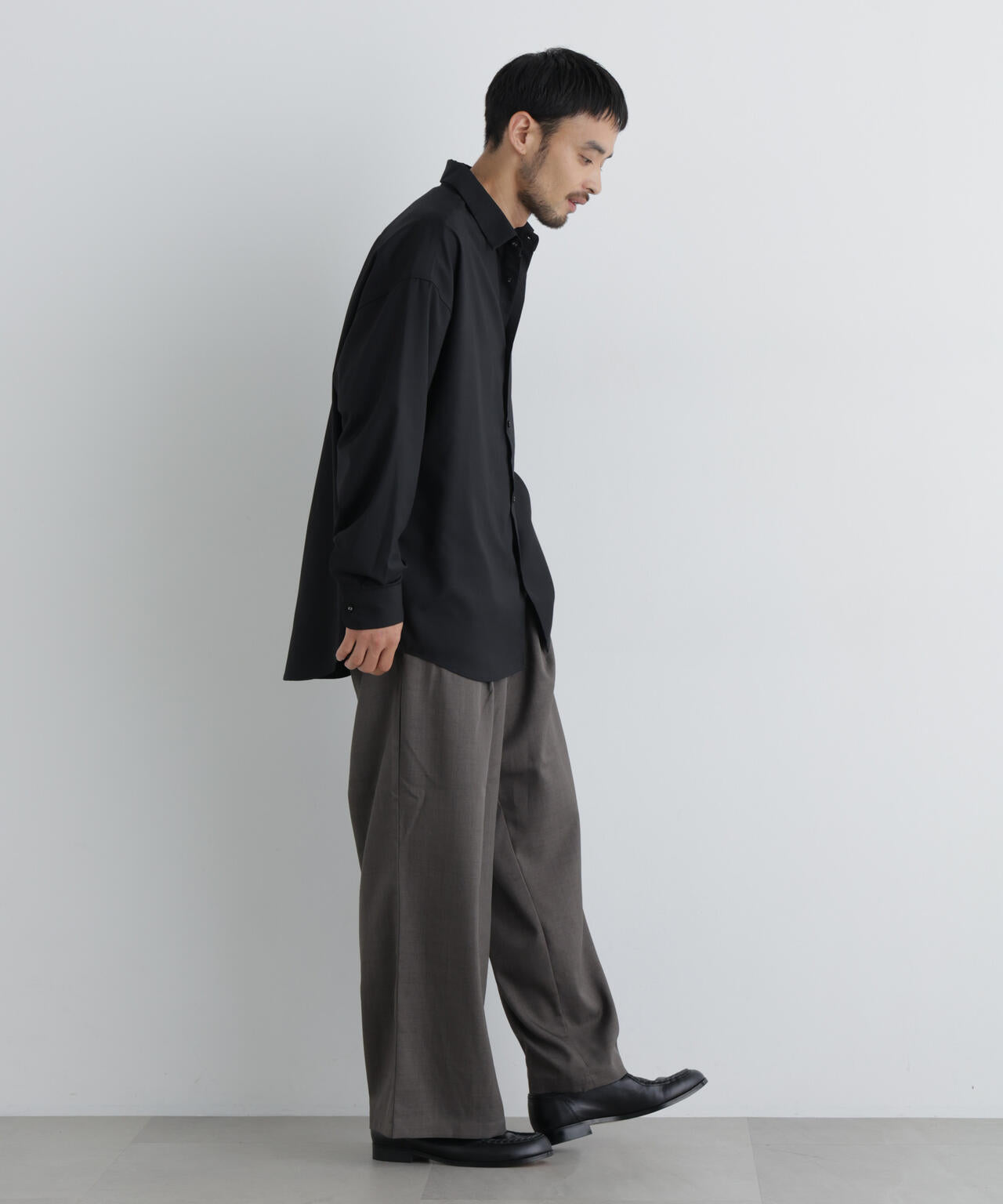 ポリエステルウィーブ ワイドパンツ 6726227212