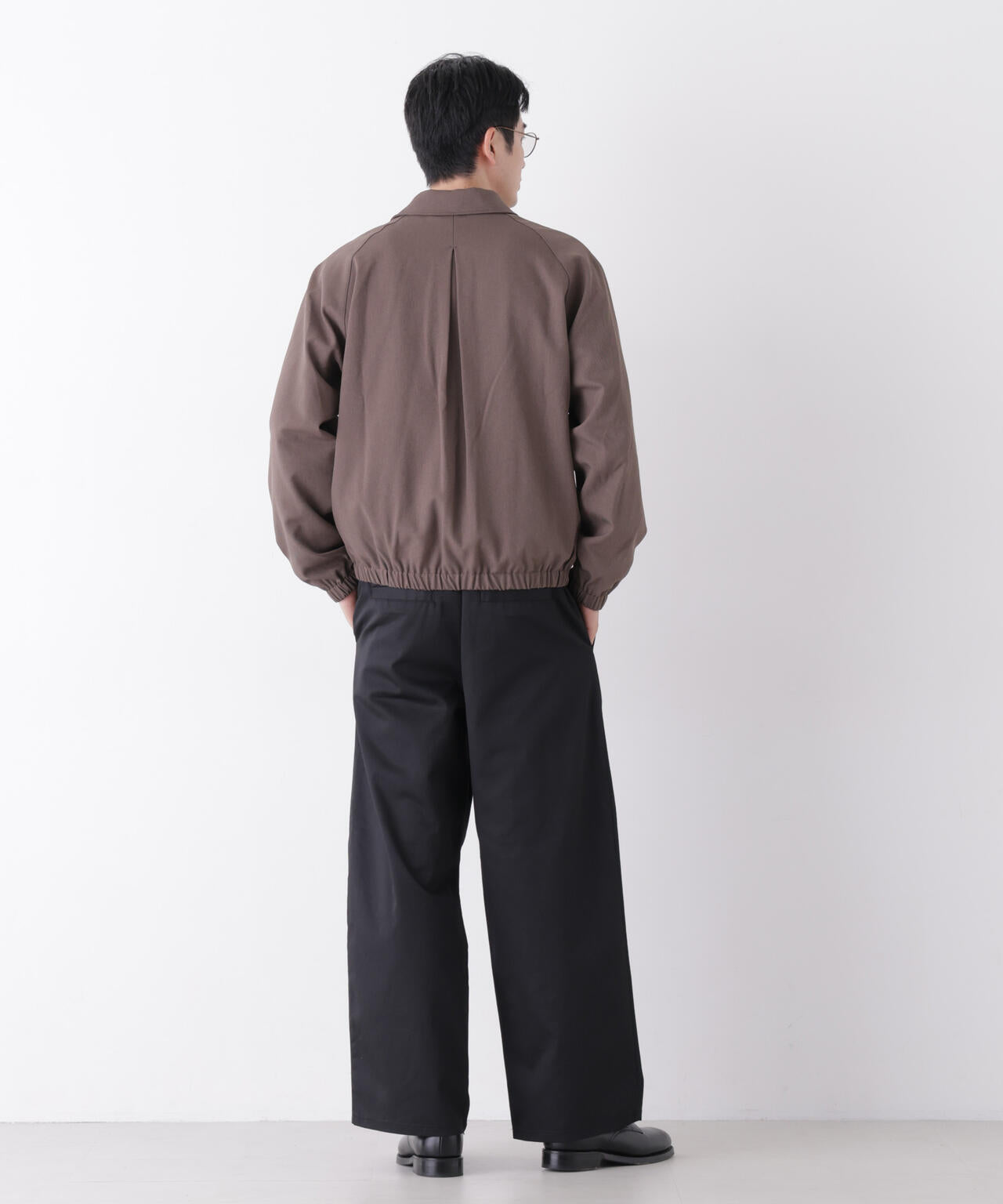 WEB限定/TCツイルワイドタックカーブパンツ 6726227216