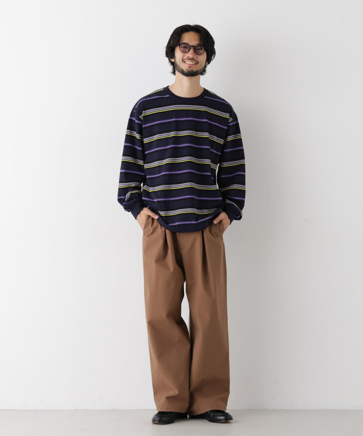 3レイヤー インタックワイドパンツ（セットアップ可） 6726227217