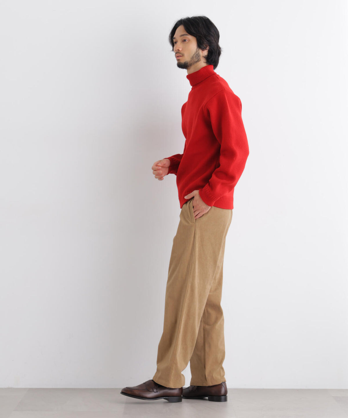 イージーワイドコーデュロイパンツ 6726227220