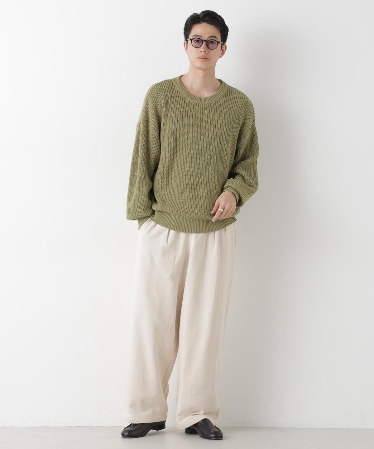 WEB限定/2タックワイドスウェットパンツ 6726227221