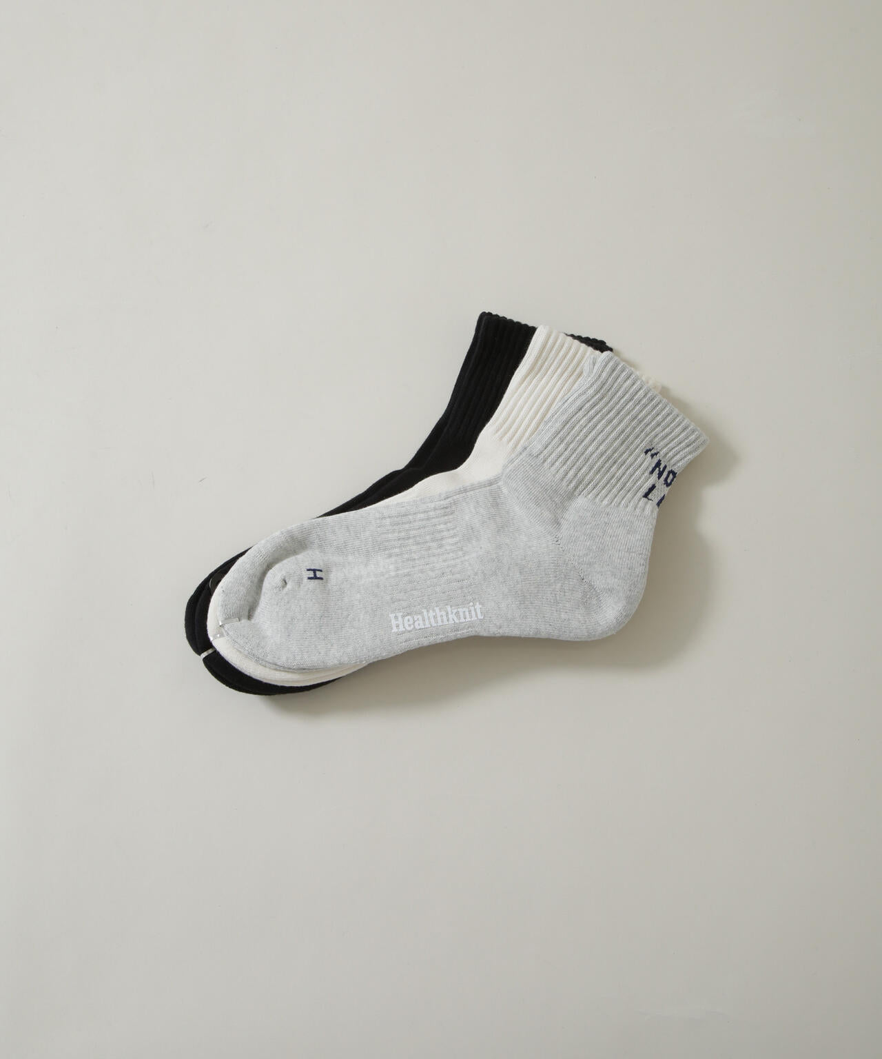 Healthknit/バックロゴソックス 3足セット 6726251002
