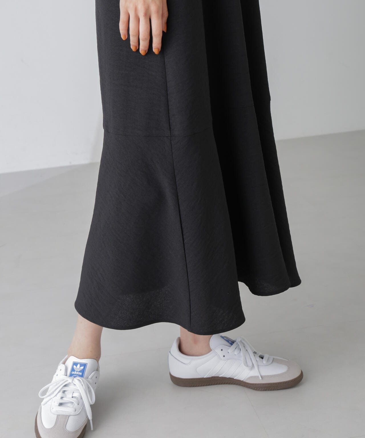 ボリュームスリーブフレアワンピース 6734219308