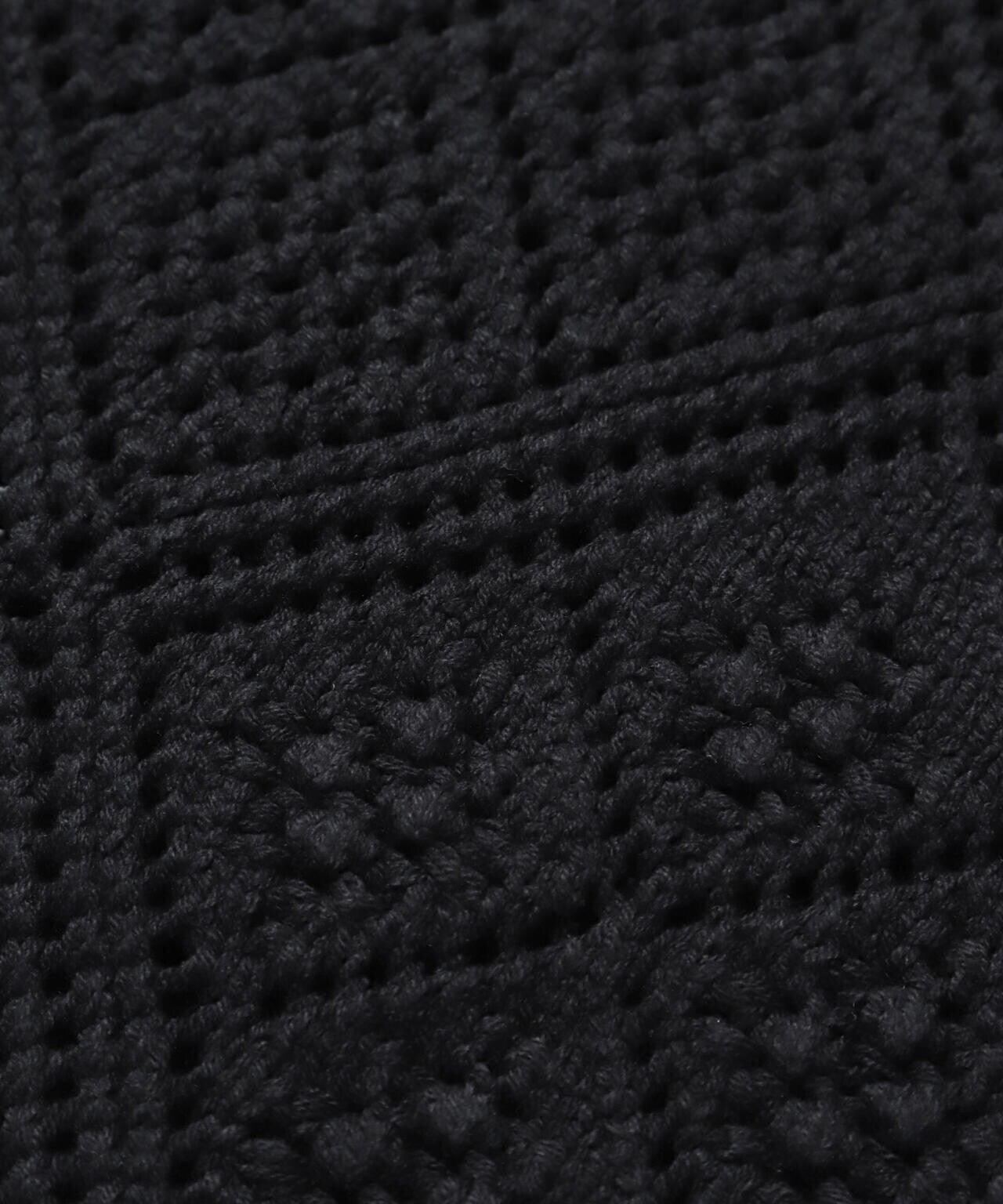 クロシェ風ニットカーディガン 6734222302