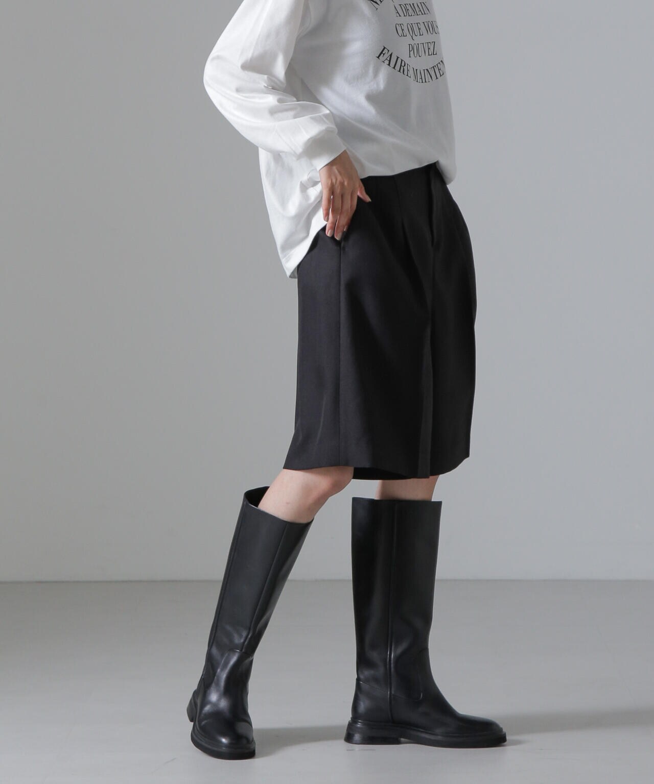 センタープレスタックショートパンツ(セットアップ可) 6734228300