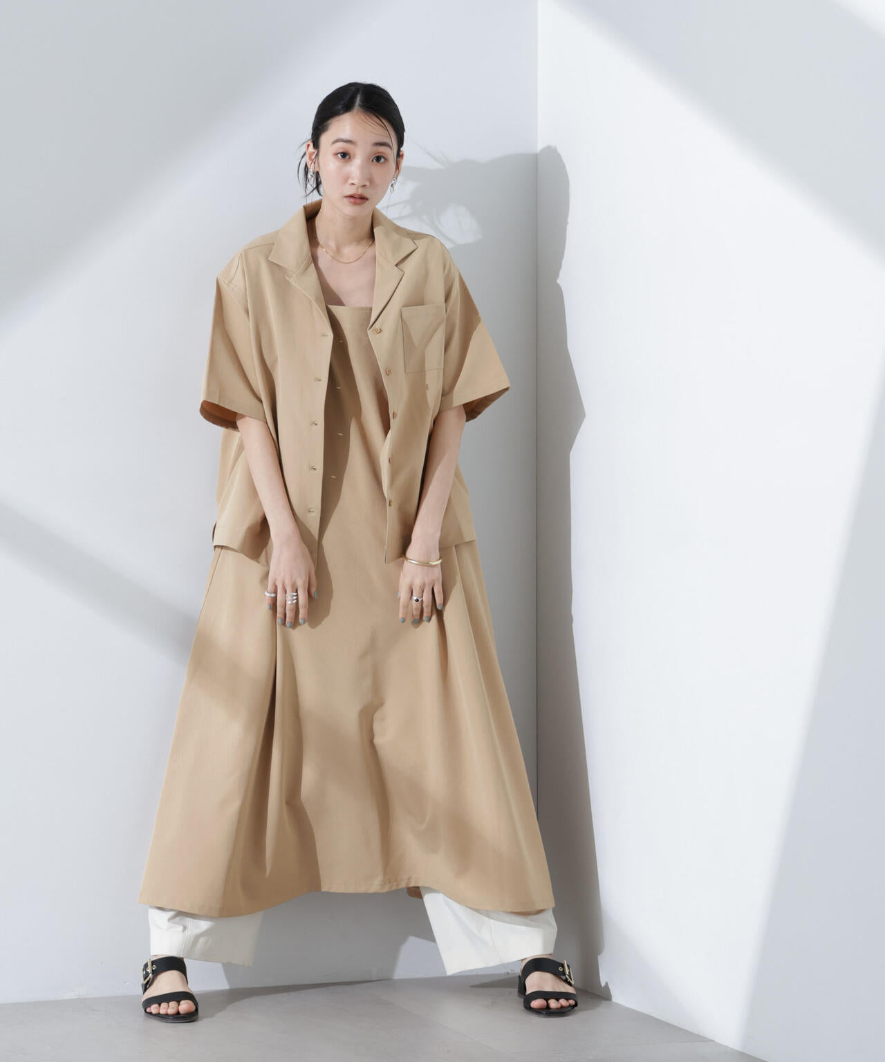 フレアワンピース 多機能軽量ストレッチ－SHELTECH(セットアップ可) 6735119315