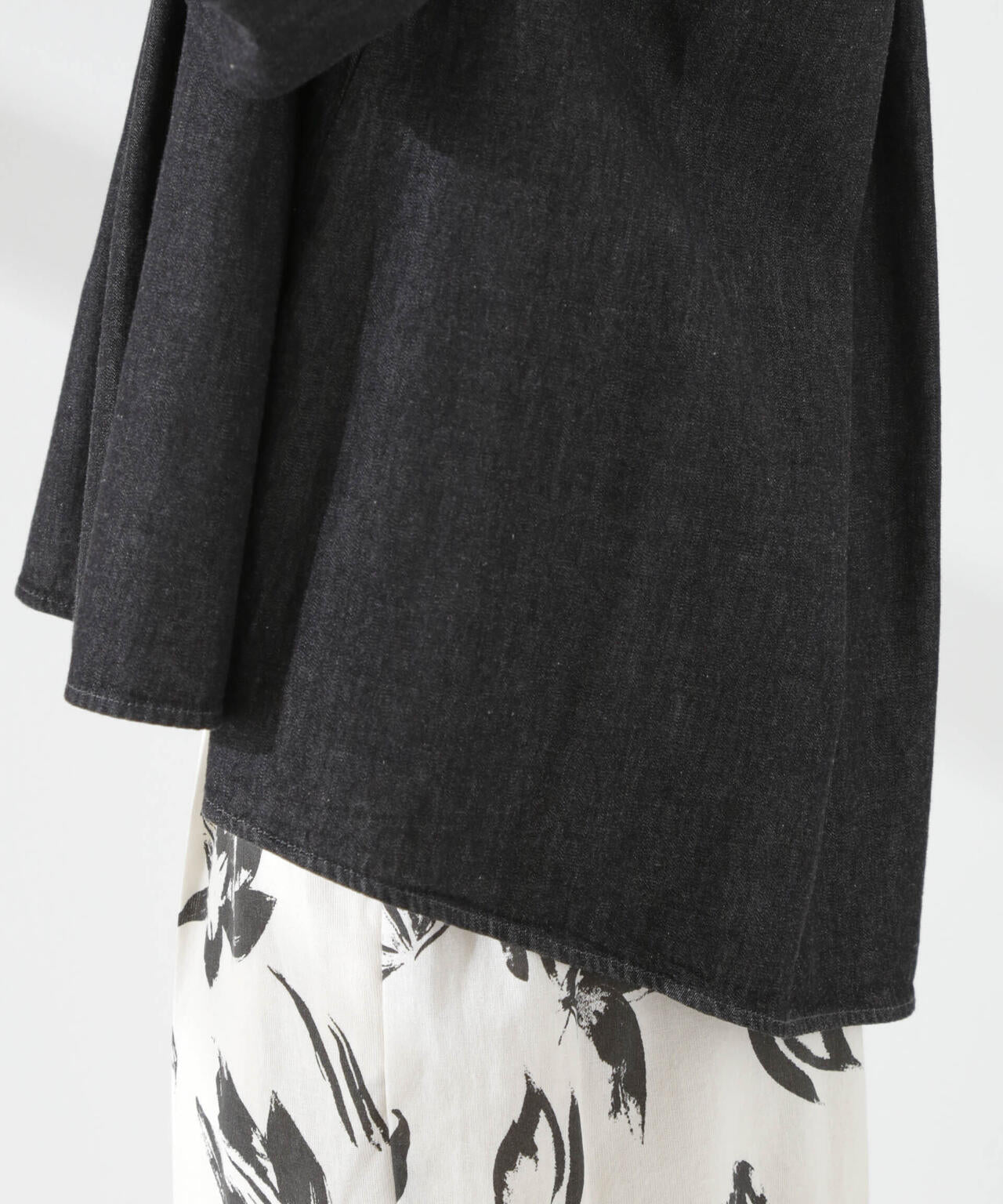 ライトデニムギャザーブラウス(セットアップ可) 6735121310