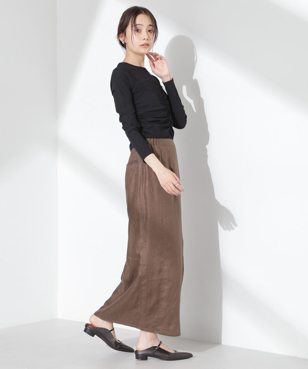 シャーリングビスチェセットカットトップス 6735123312